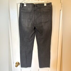 Misses Talbots gray five pocket jeans, size 10